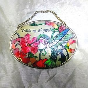 Humming bird wall decoration.